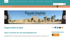 Desktop Screenshot of egypte-insolite.com